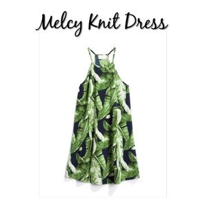 French Grey Melcy Knit Dress